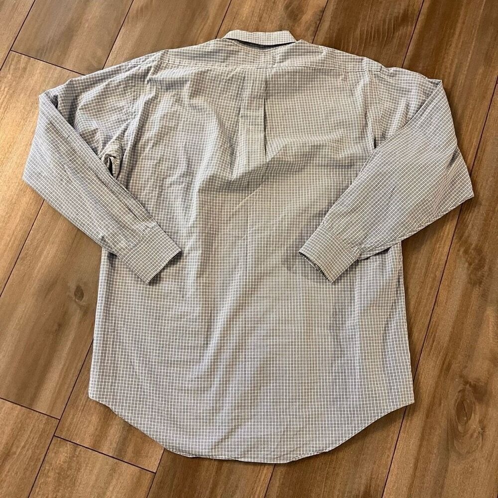 Vineyard Vines Shirt Mens Medium Blue White Long Sleeve Button Down  Bin K-202 - Picture 5 of 5